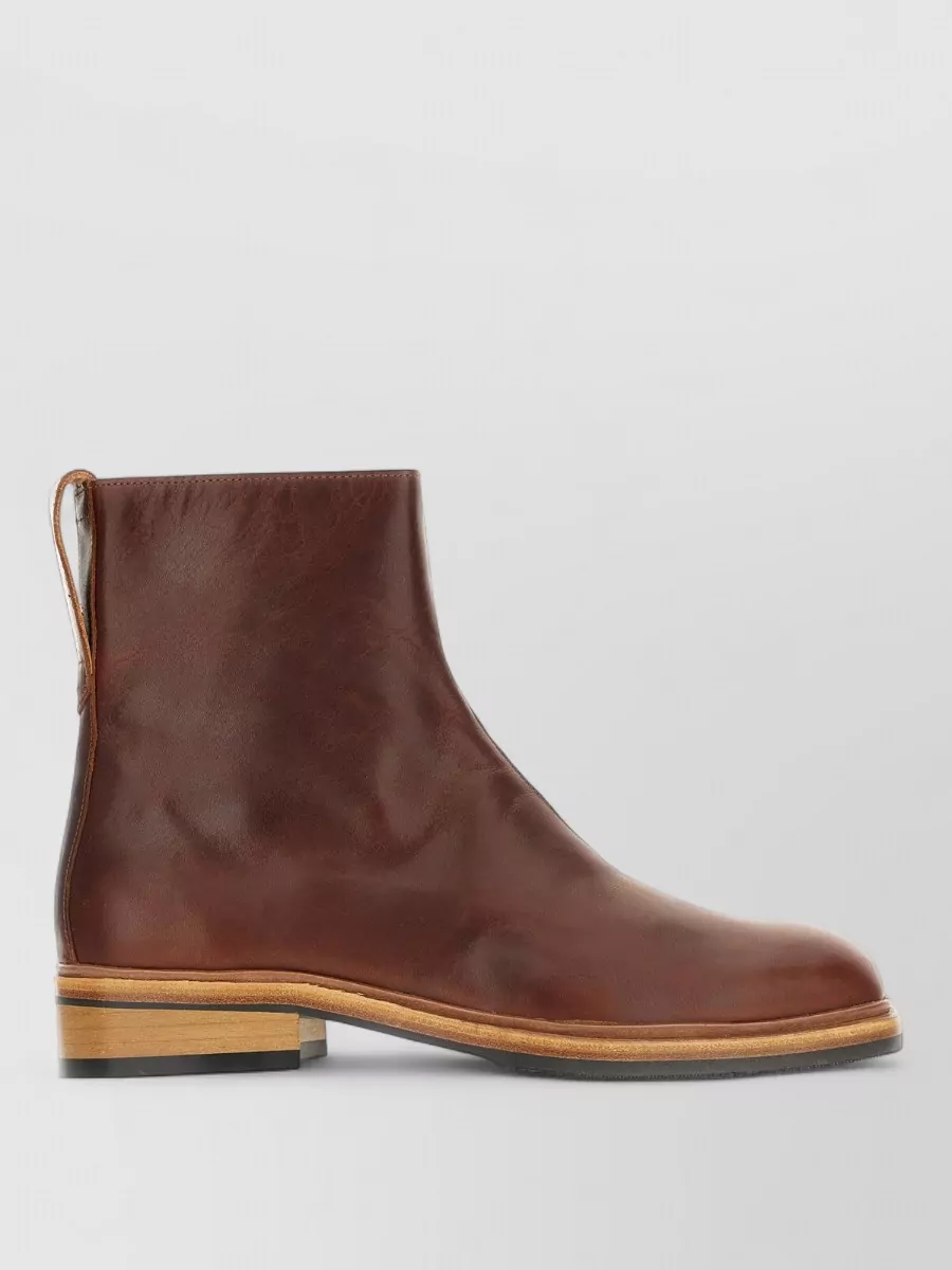 Our Legacy leather ankle boots