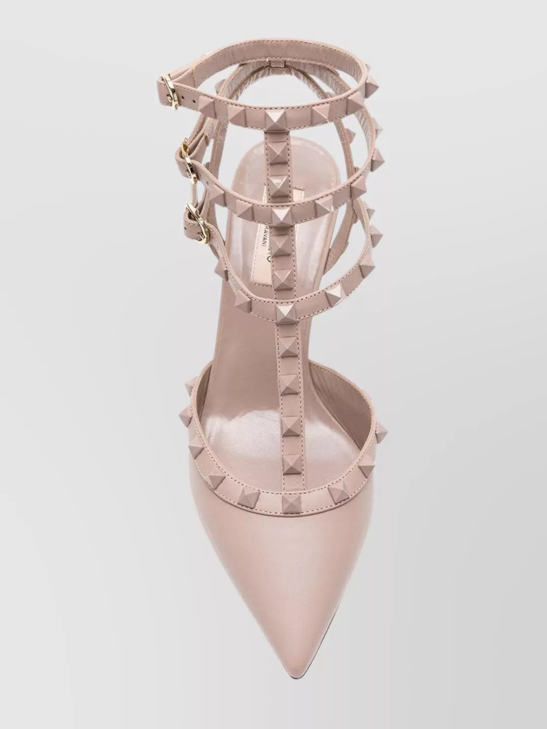Valentino Garavani Studded Leather Strappy Pump
