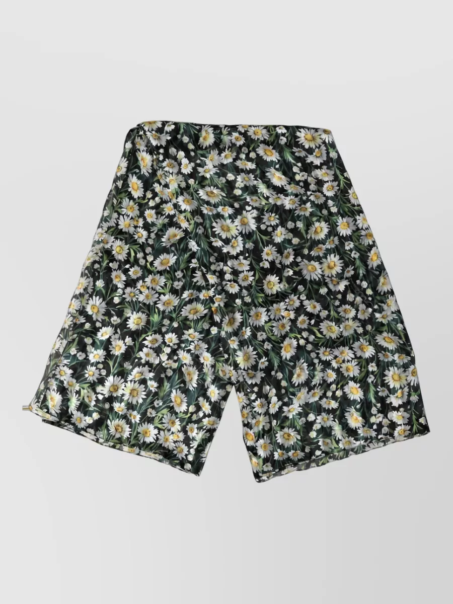 Dolce&Gabbana silk floral square scarf