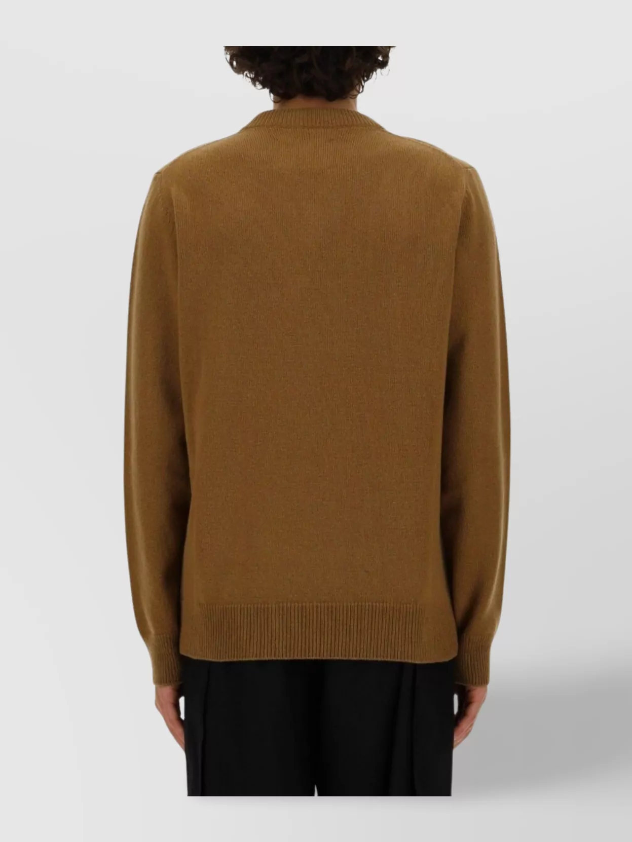 Jil Sander V-Neck Sweater Long Sleeves Ribbed