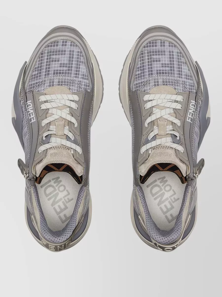 Fendi Flow Pull Tab Sneakers Rubber Sole