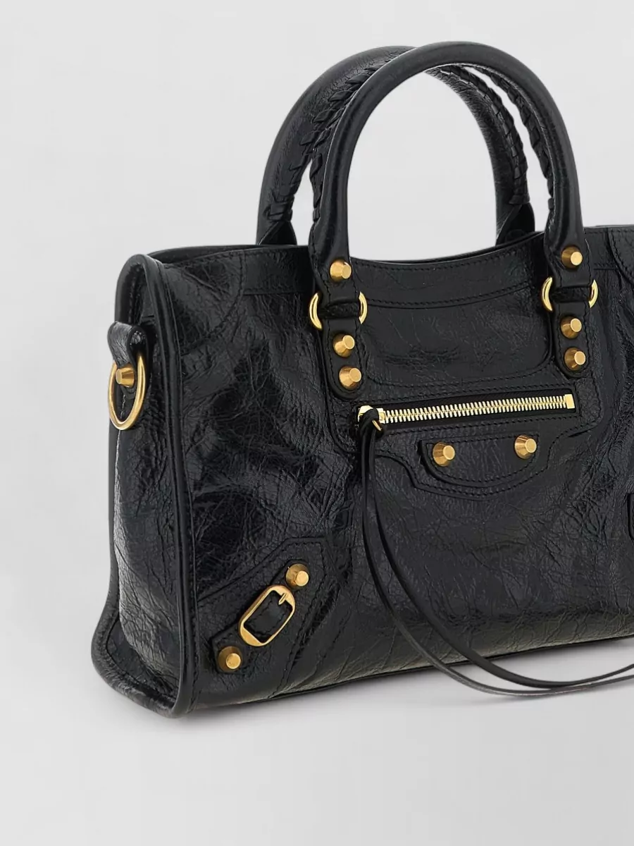 Balenciaga Le City Small Leather Cross-Body Bag