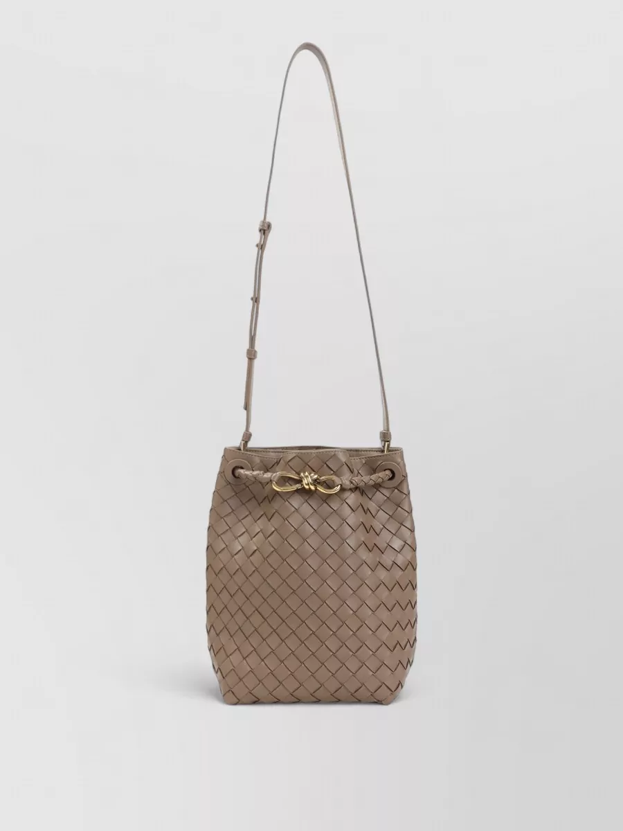 Bottega Veneta andiamo lamb leather bucket bag
