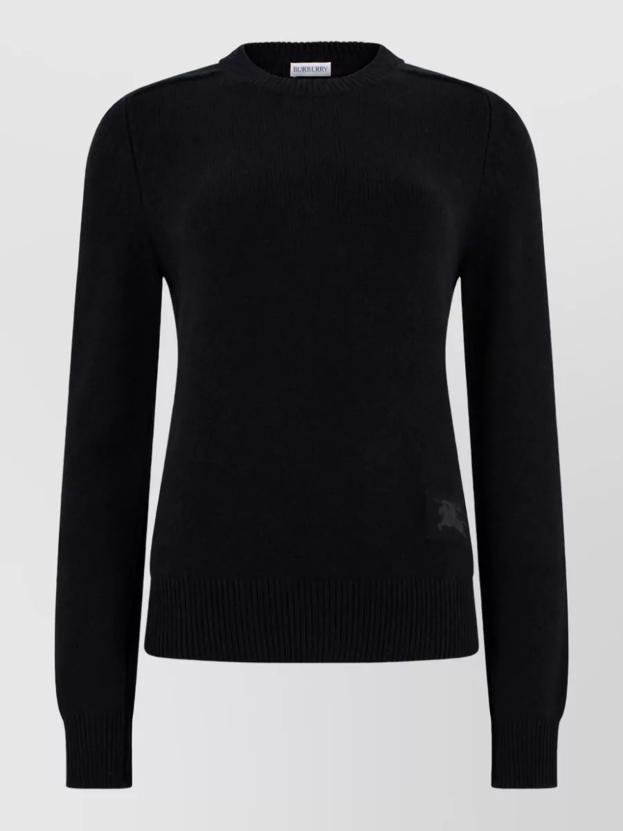 Burberry Ribbed cashmere crewneck sweater