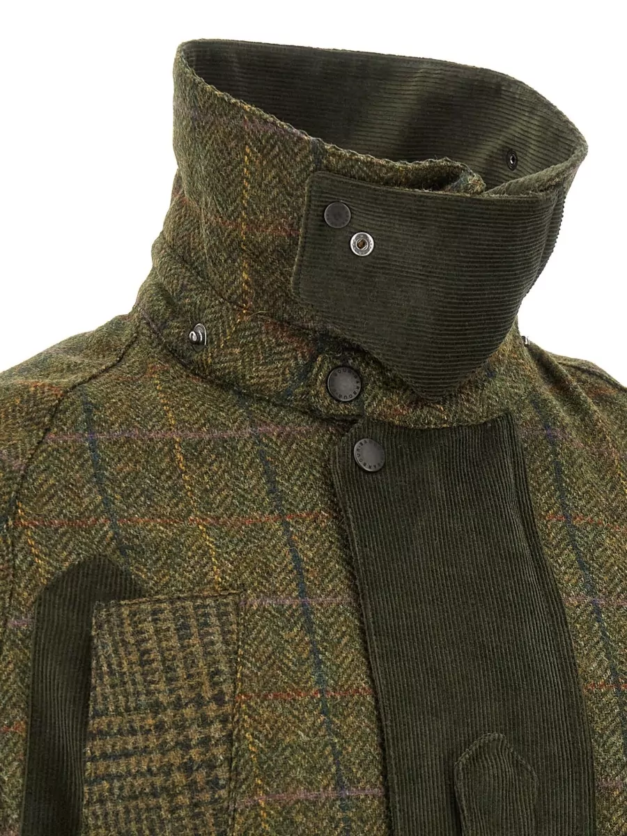 Barbour Wool Single Breasted Coat