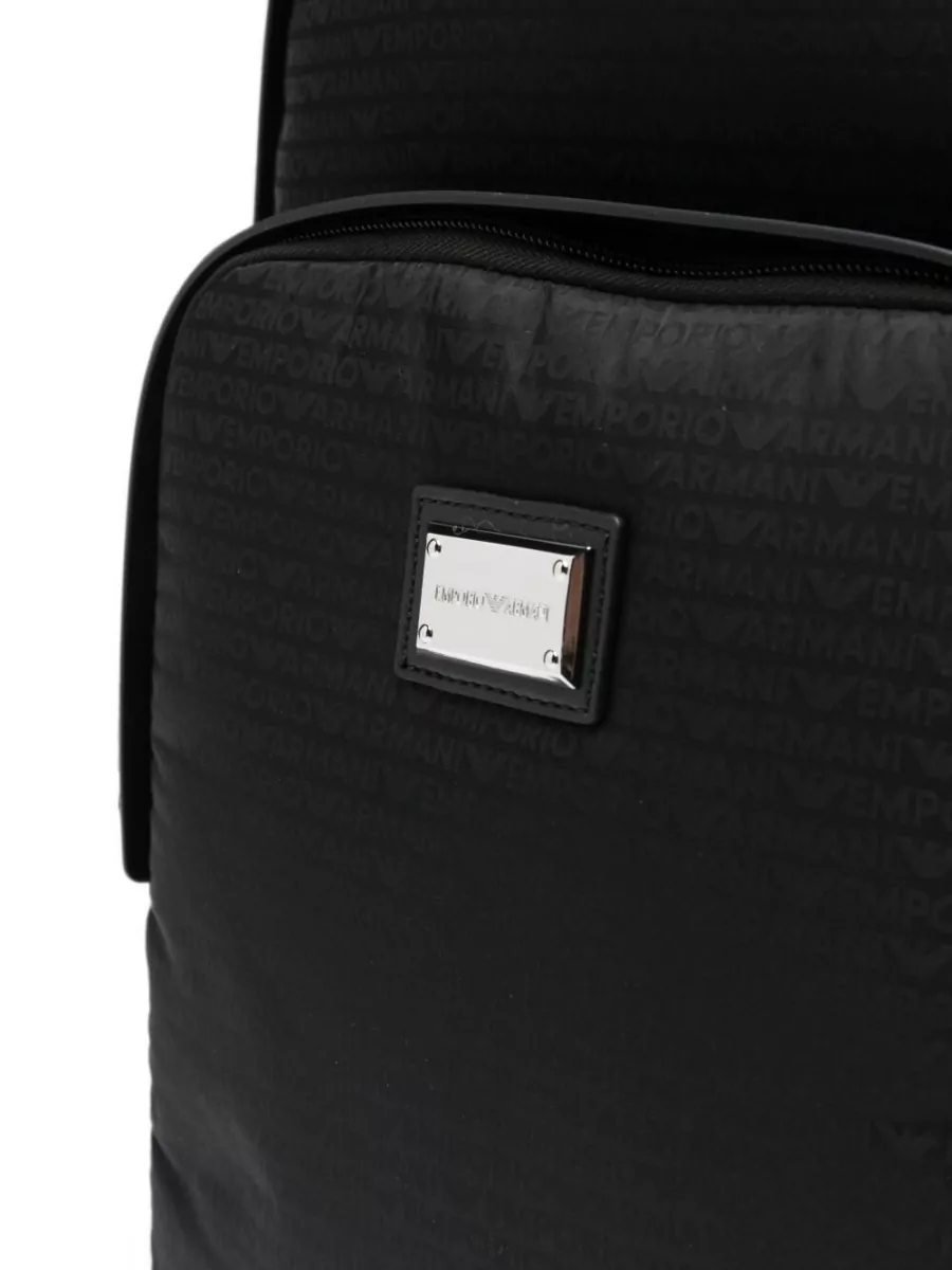 Emporio Armani Logo Print Backpack
