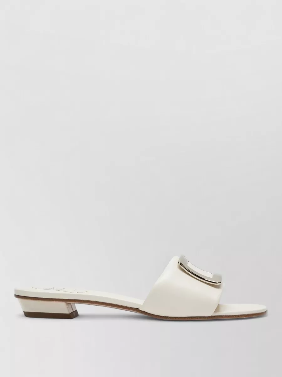 Roger Vivier Leather Heeled Mules