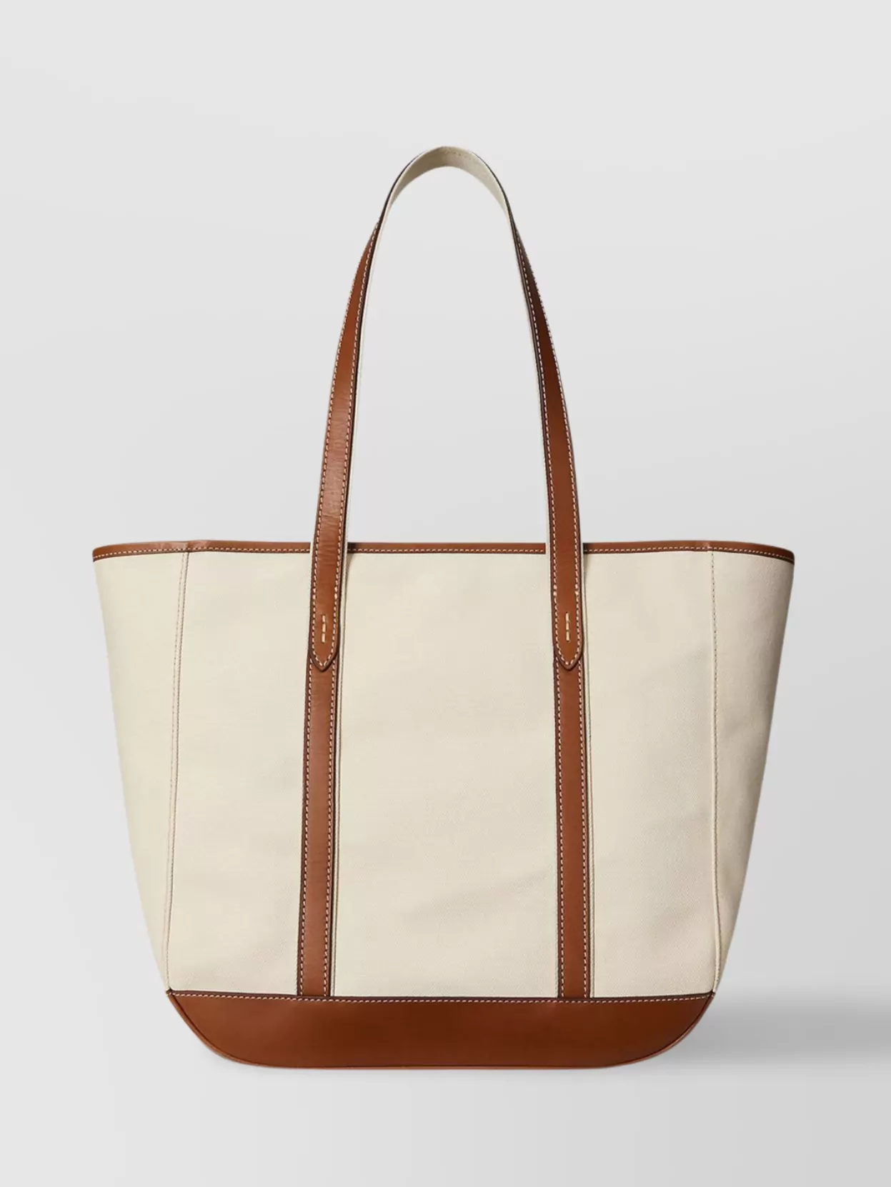Polo Ralph Lauren Canvas And Leather Shoulder Bag