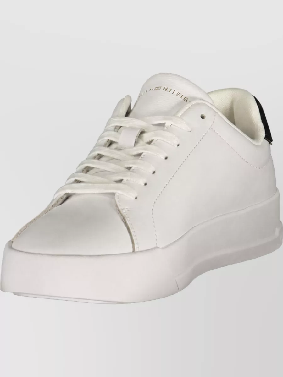 Tommy Hilfiger Leather Lace-Up Sneakers