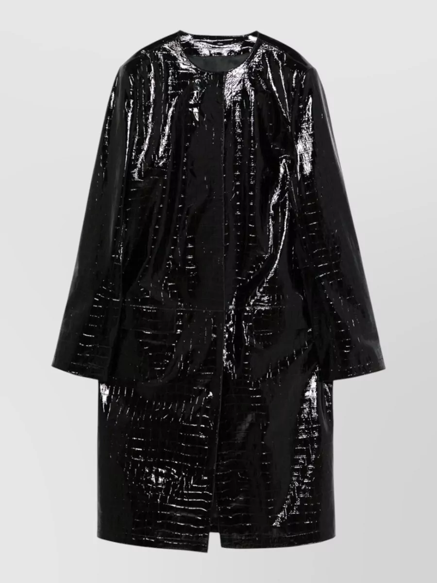 Totême Leather Fitted Jacket