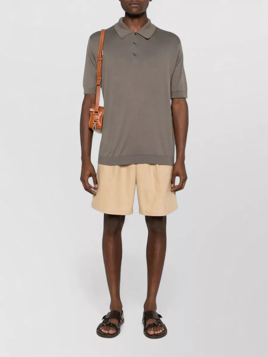 John Smedley Fine-Knit Polo Shirt