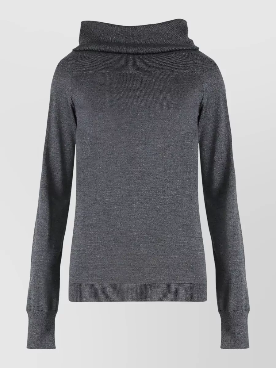 Stella Mccartney virgin wool ribbed turtleneck sweater
