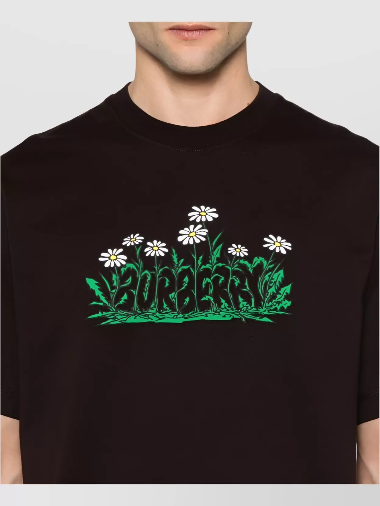 Burberry Daisy Logo Cotton T-Shirt
