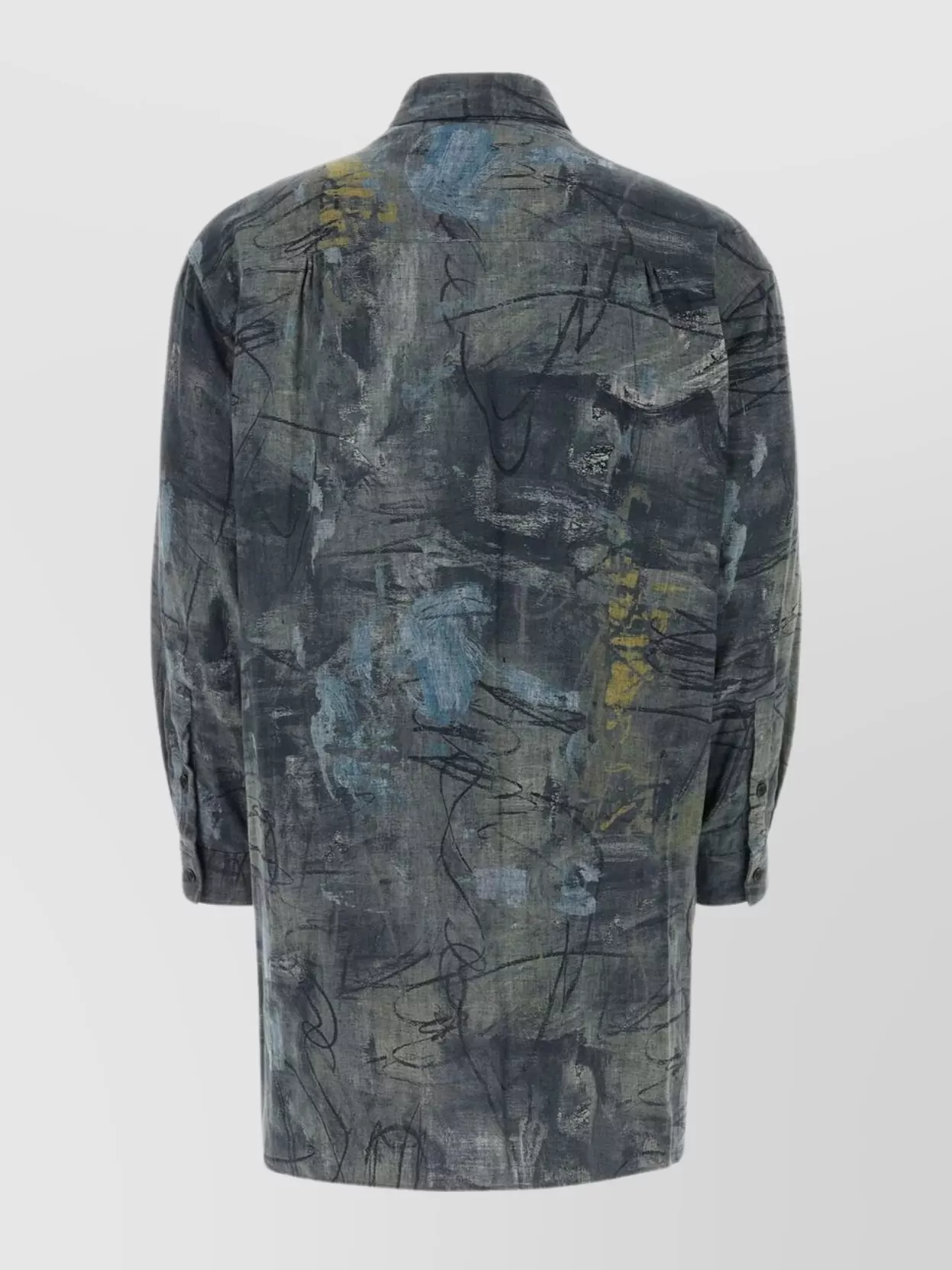 Yohji Yamamoto Unique Print Cotton Shirt