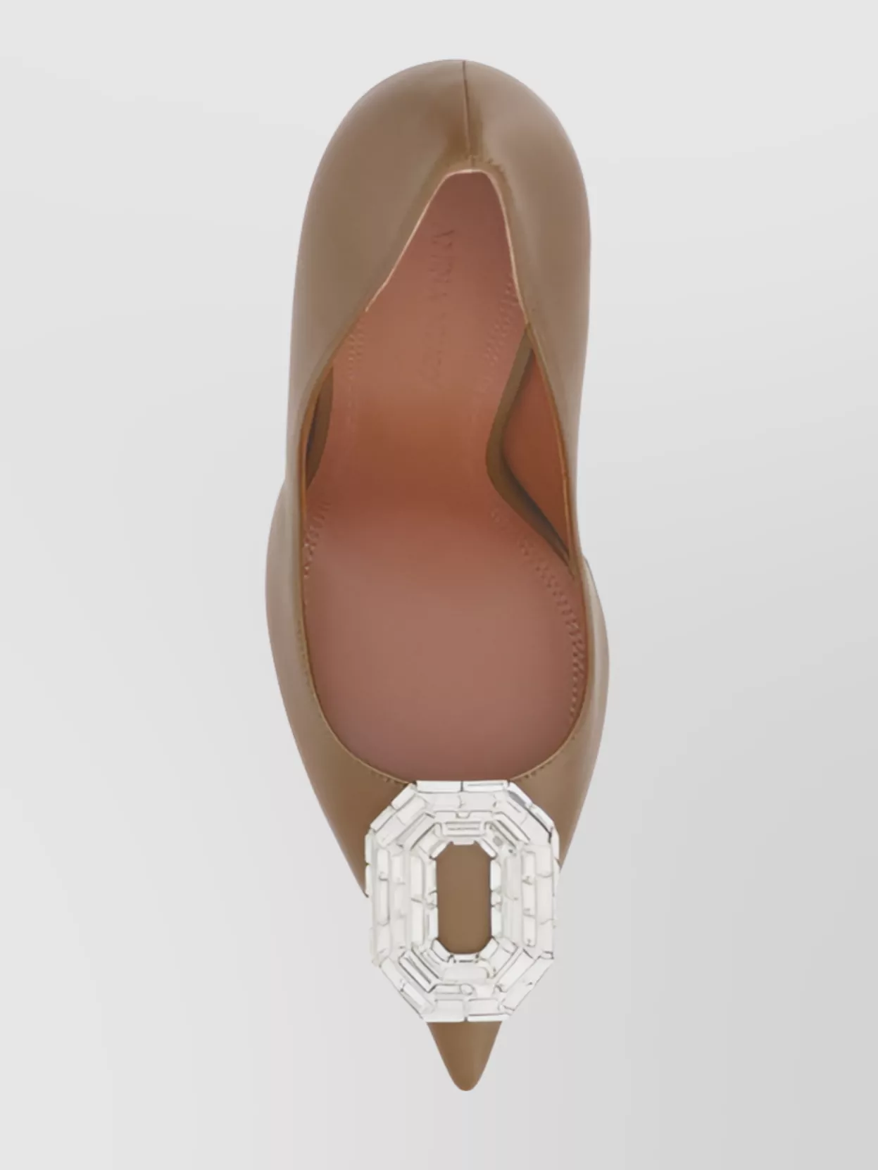 Amina Muaddi Embellished Camelia Stiletto Pumps