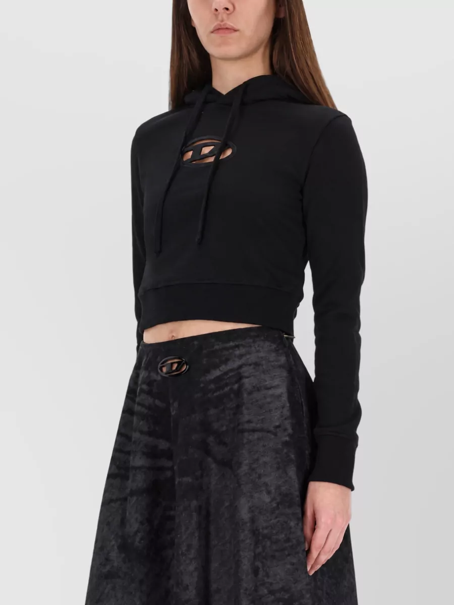 Diesel Cotton Blend Sweatshirt Bodysuit
