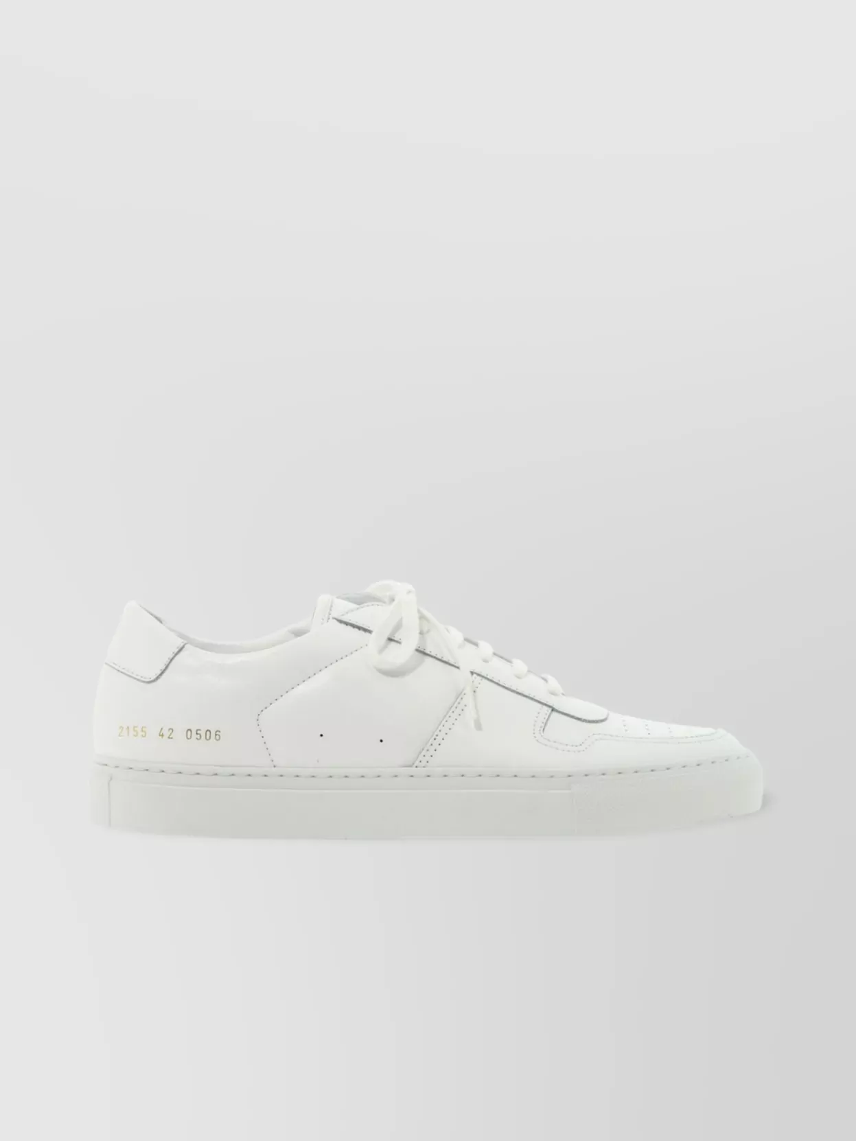 Common Projects Low-top Sneakers With Perforated Detailing And Rubber Sole