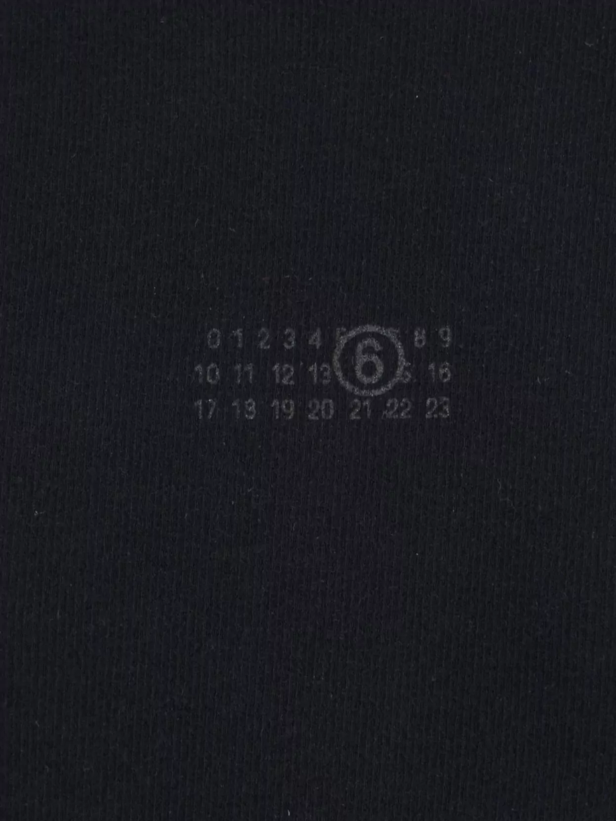 Mm6 Maison Margiela Crew Neck Short Sleeves Top In Black