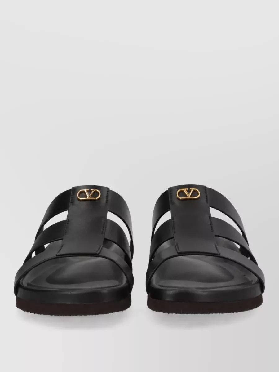 Valentino Garavani Leather Slide Sandals