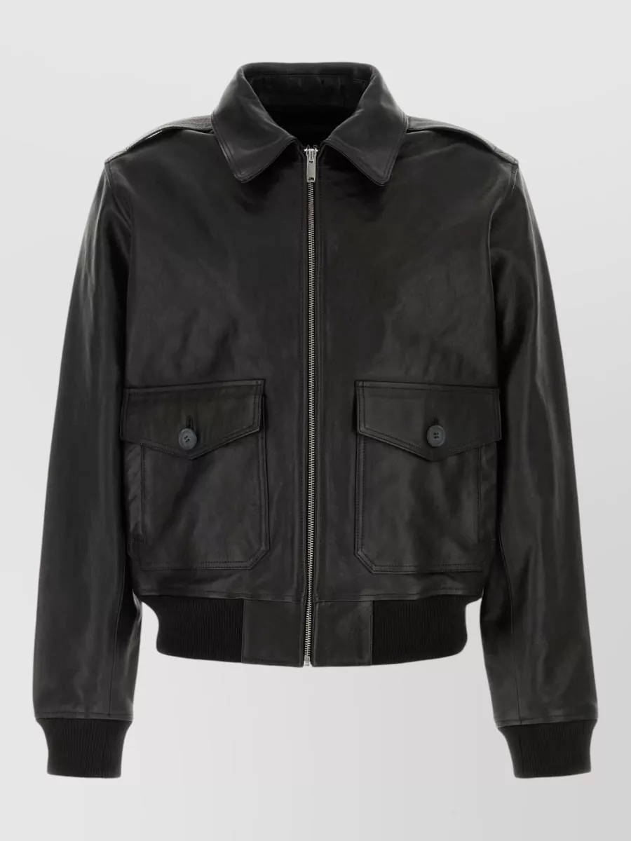 A.P.C. leather gael jacket