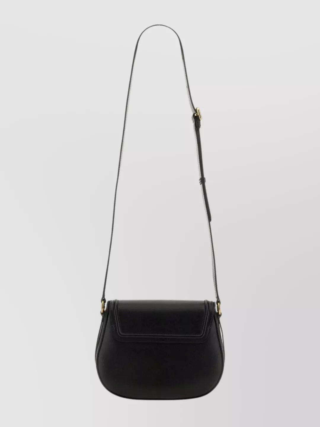 Chloé Small Saddle Bag Gold Tone Hardware In Black