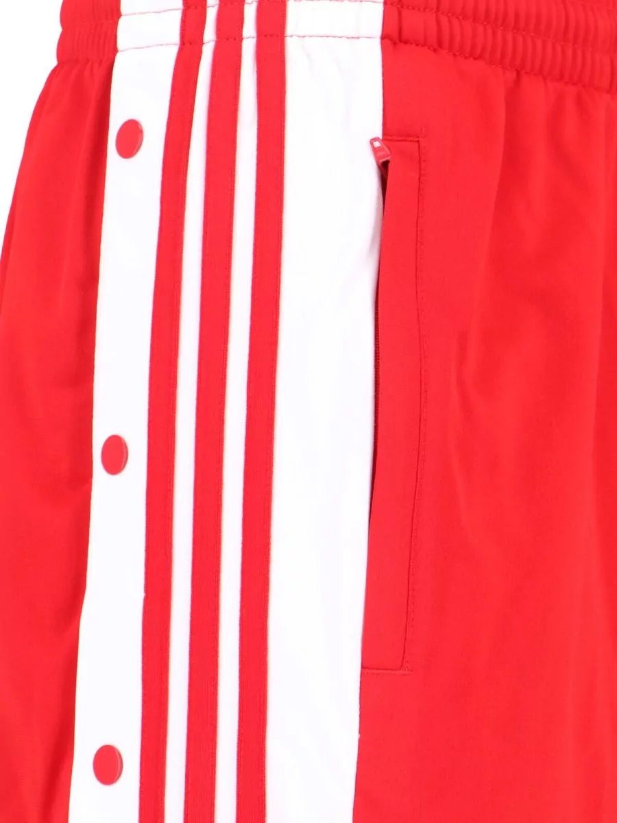 Adidas Straight Leg Trousers Stripes And Side Pockets