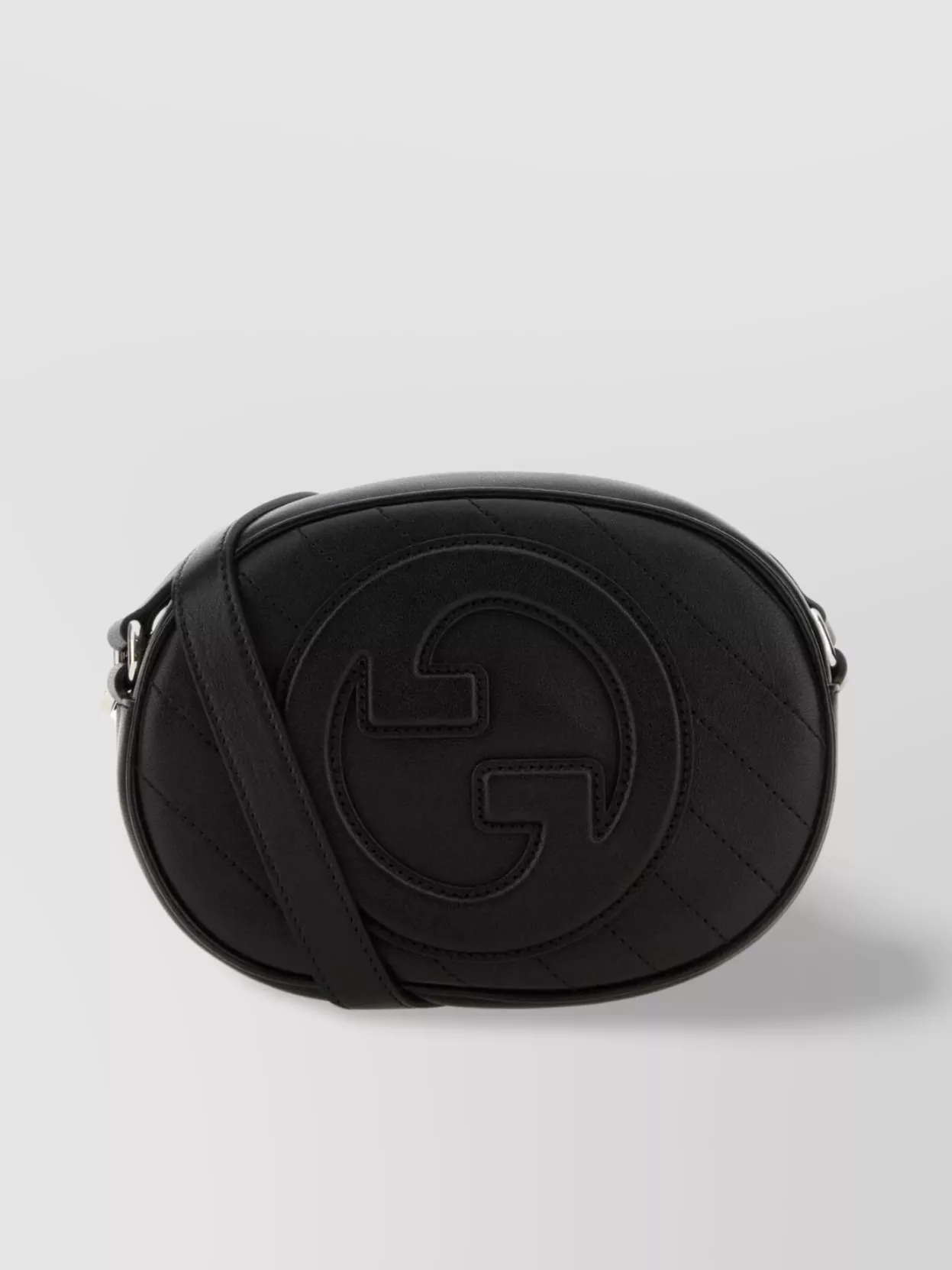 Shop Gucci Mini Blondie Crossbody Bag Leather