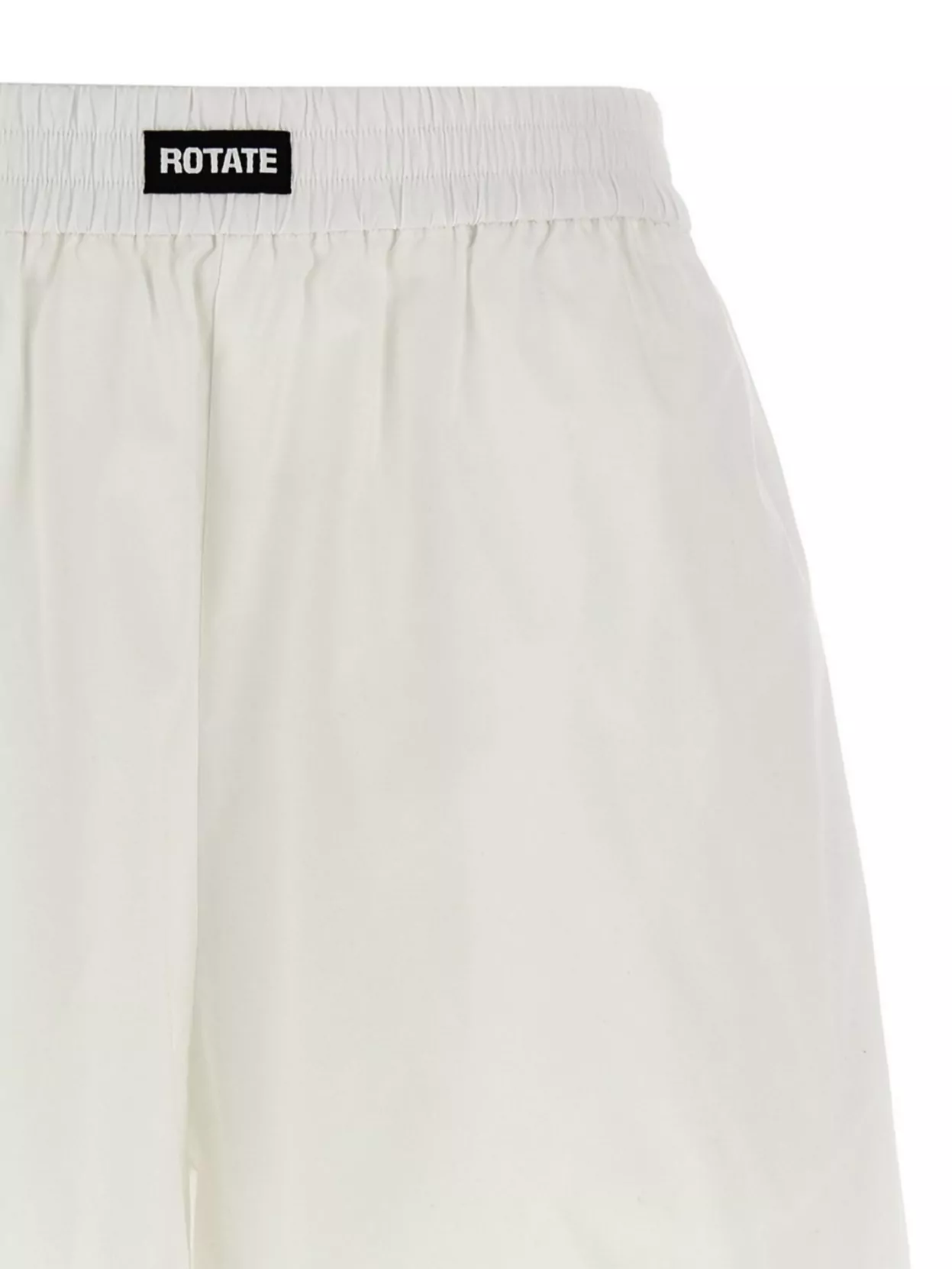 Rotate Birger Christensen Waistband Elastic Hem Turn-up Shorts