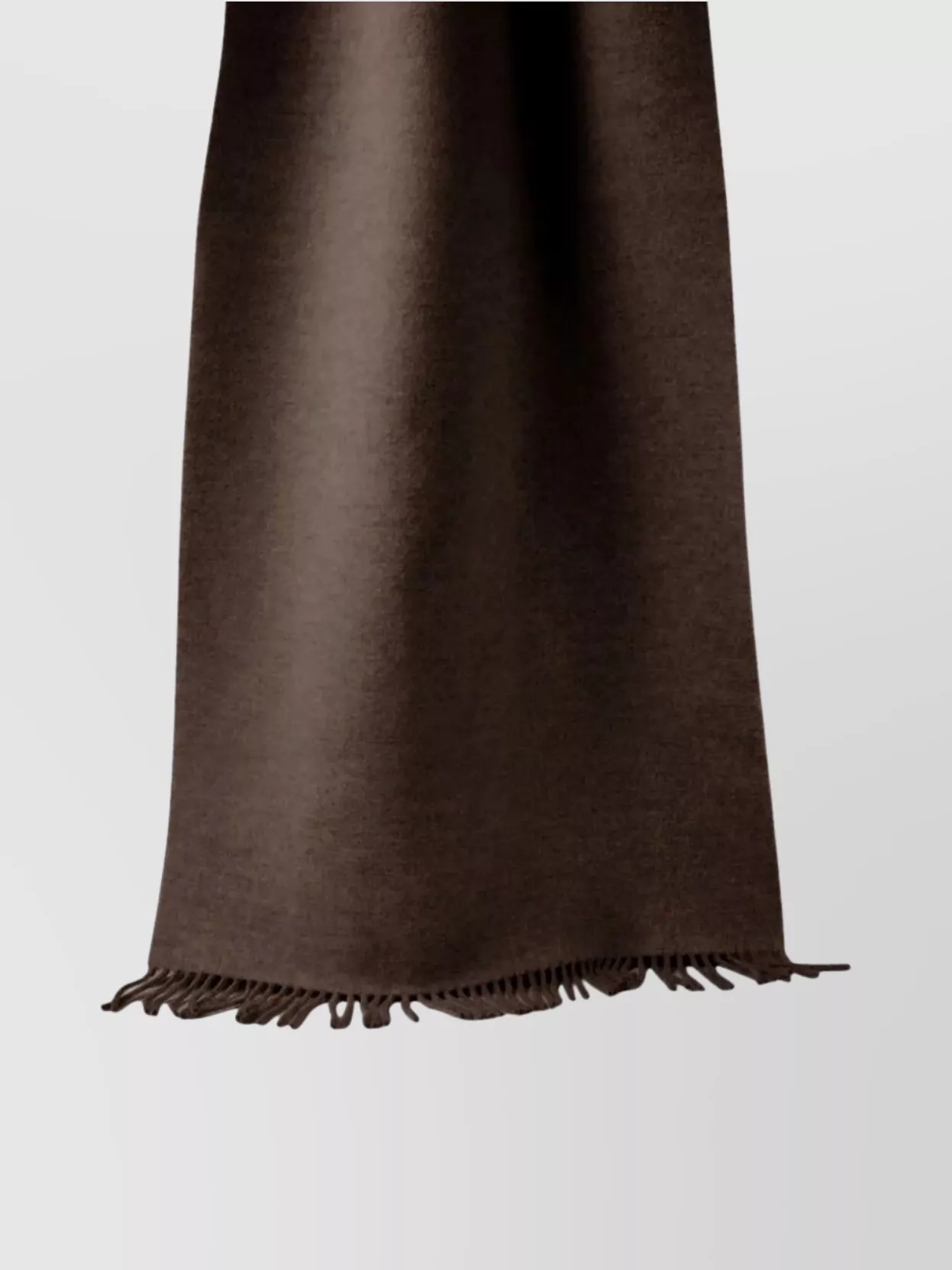 Brunello Cucinelli Wool Scarf Hood Frayed Edges