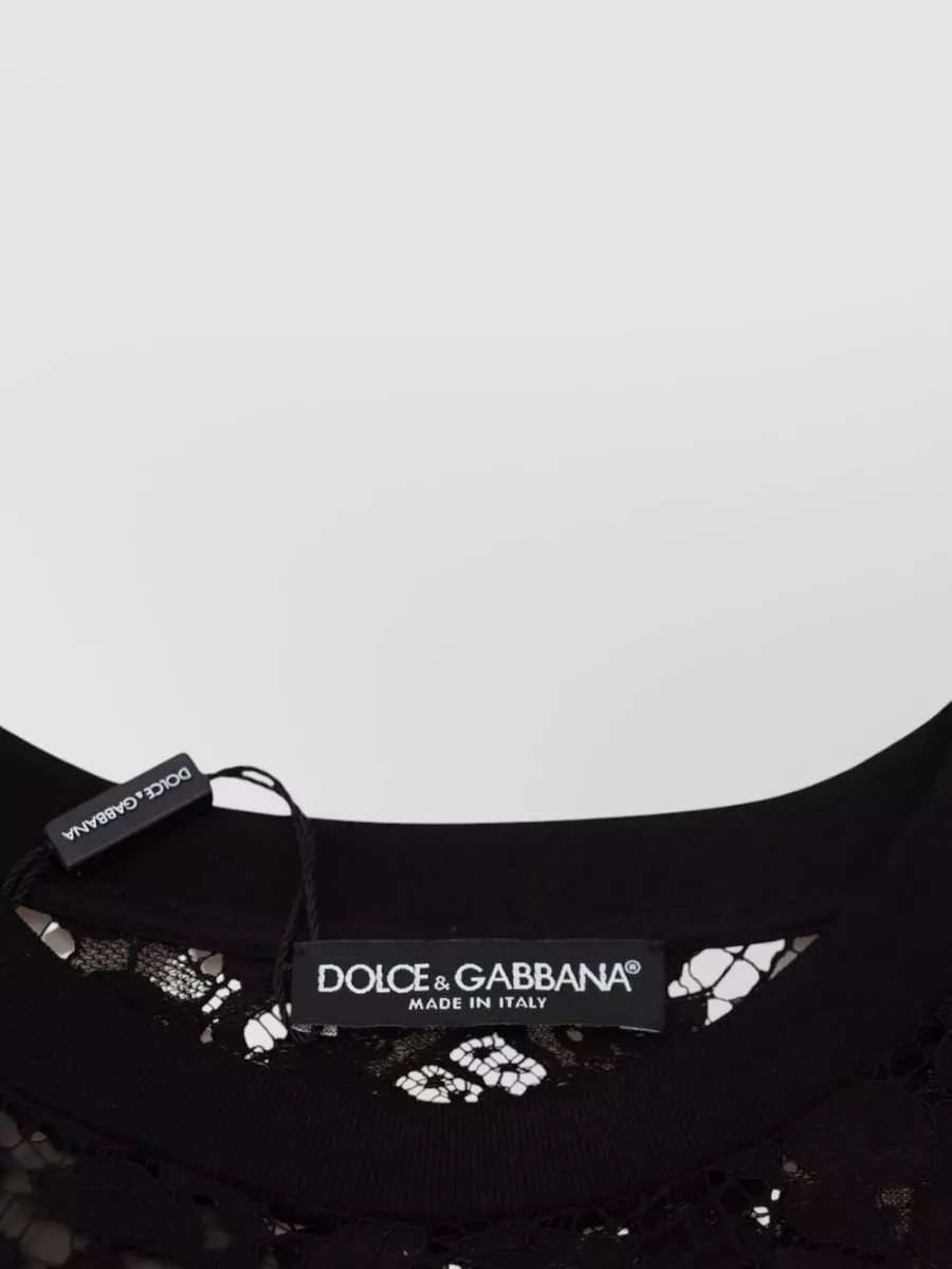 Dolce&Gabbana Floral Lace Mini Dress
