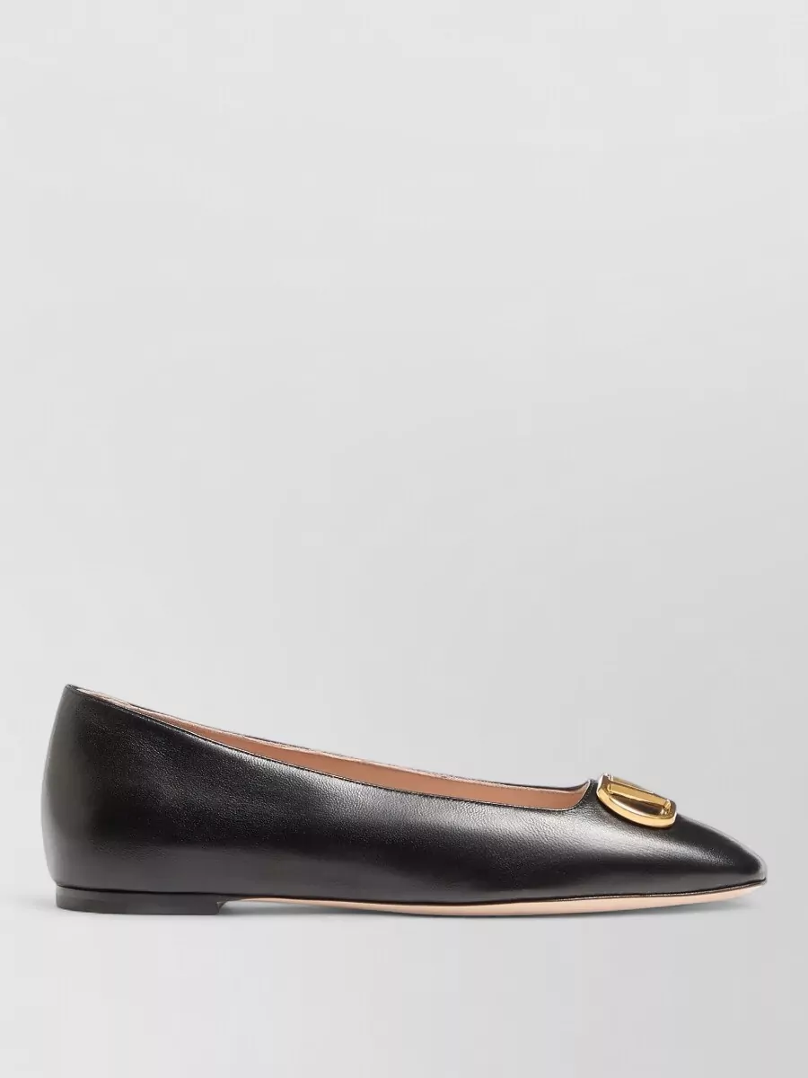 Valentino leather ballerina shoes
