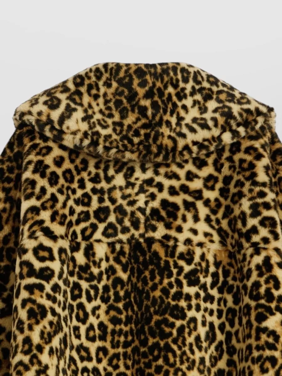 Givenchy Leopard-Print Camel Hair Jacket
