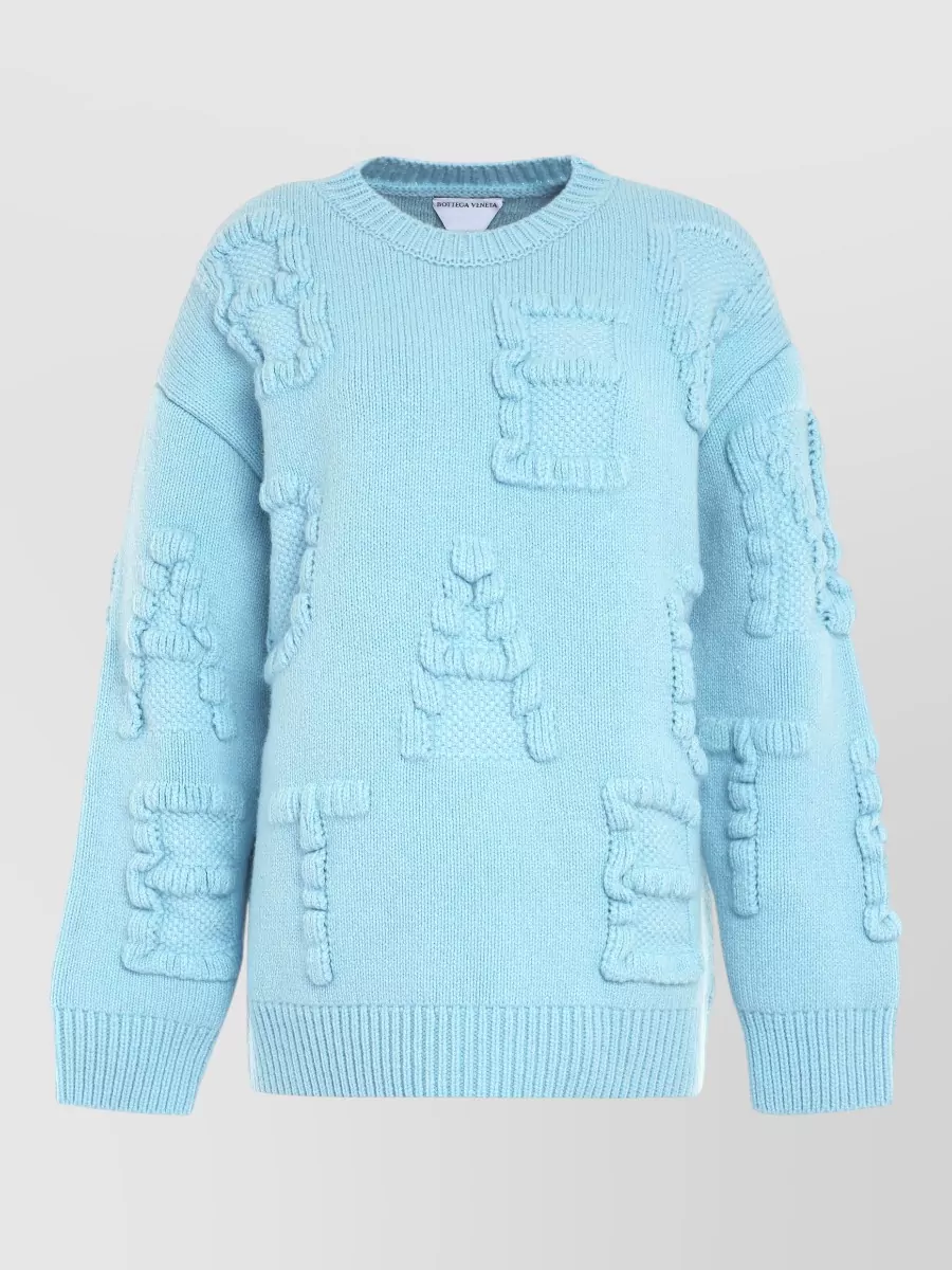Bottega Veneta ribbed relaxed-fit wool sweatshirt