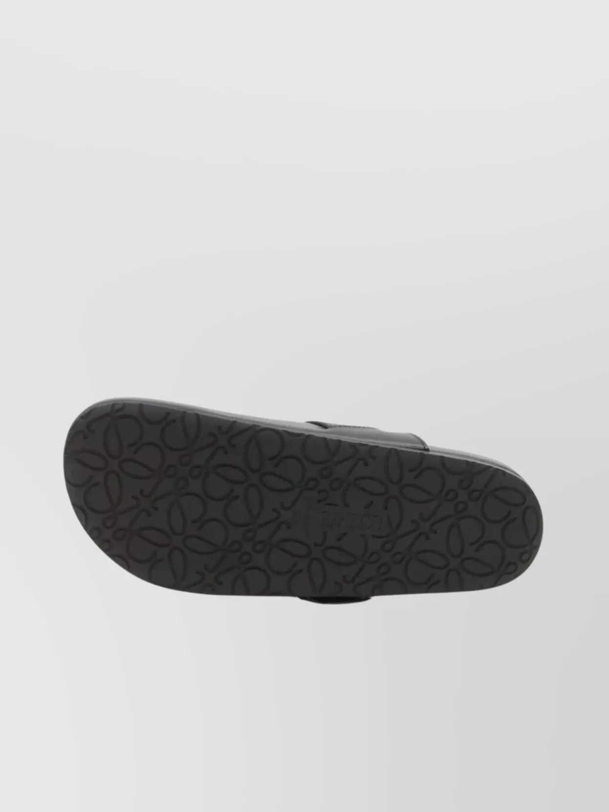 Loewe Ease Buckle Brushed Leather Clogs In Grey