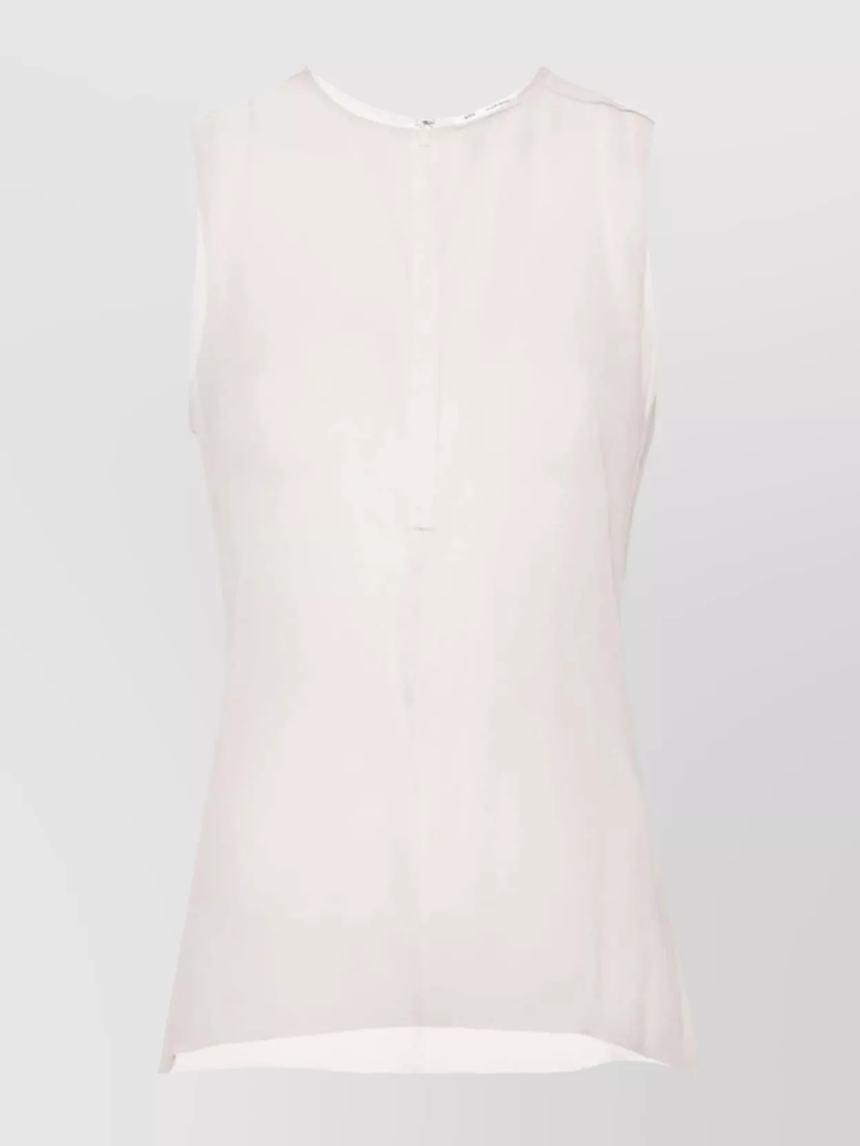 Shop Ami Alexandre Mattiussi Layered Round Neck Top With Sheer Sleeves