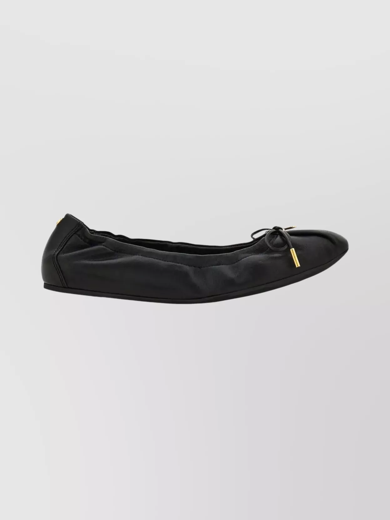 Ferragamo Round Toe Ballerina Flat Bow Detail