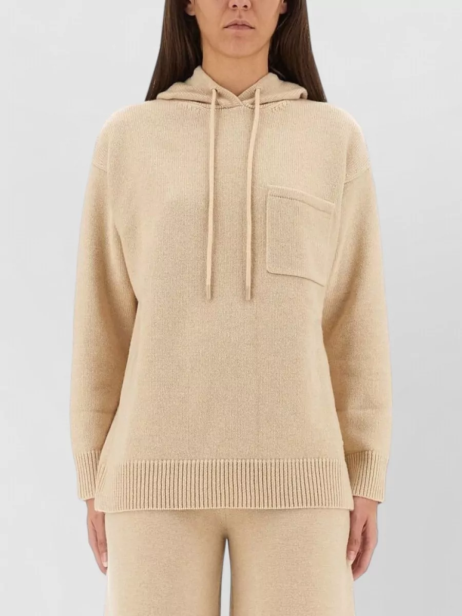 Max Mara cashmere wool hooded sweater