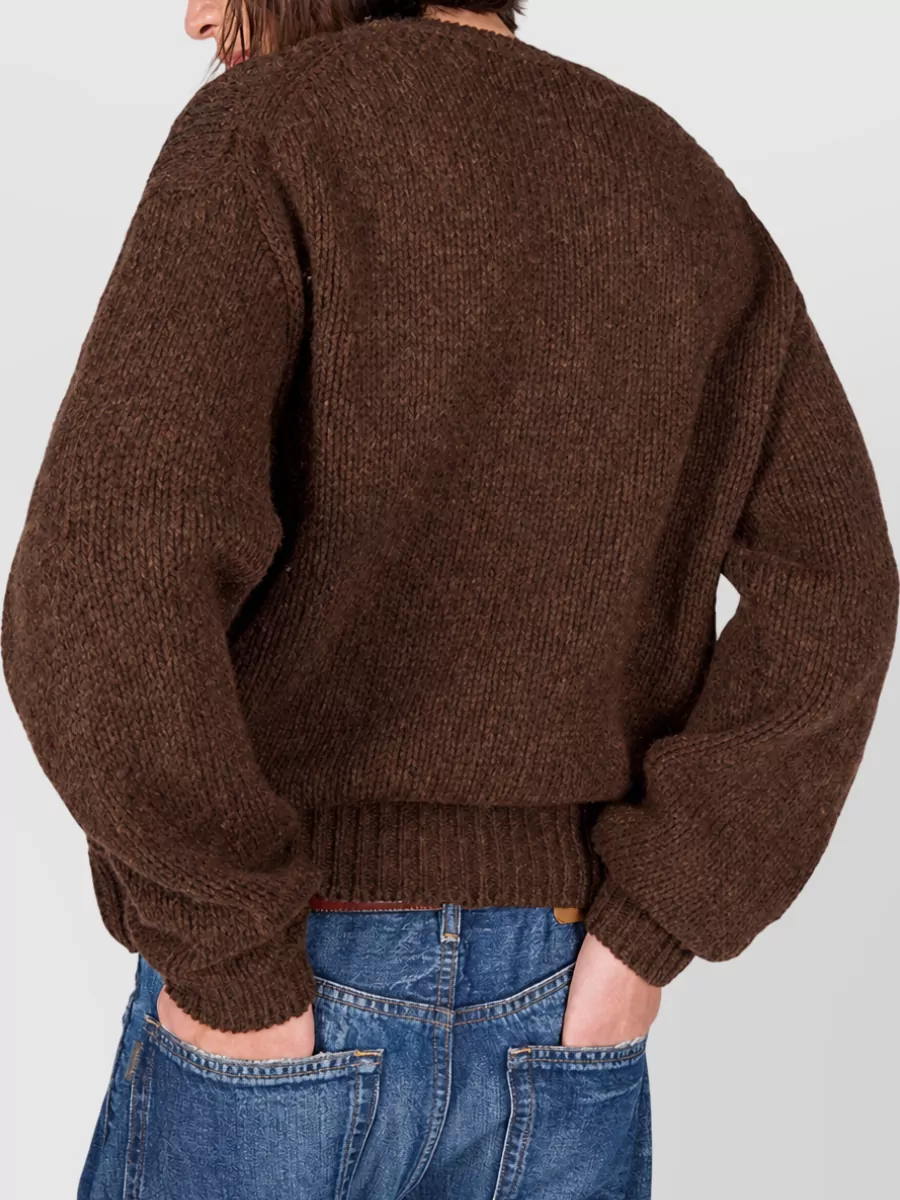Haikure Sequin-Embellished Wool Crew-Neck Sweater
