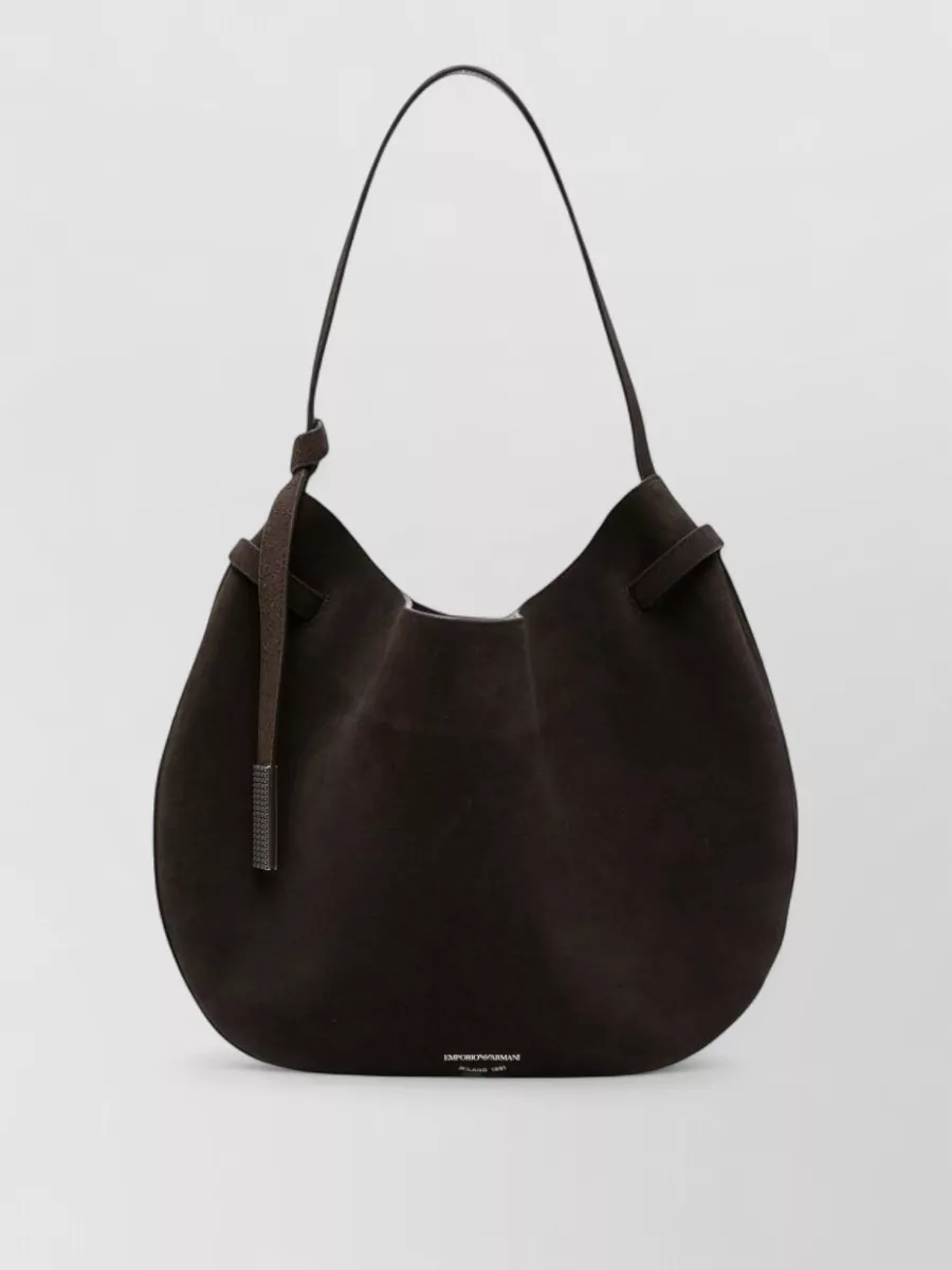 Emporio Armani leather bucket bag