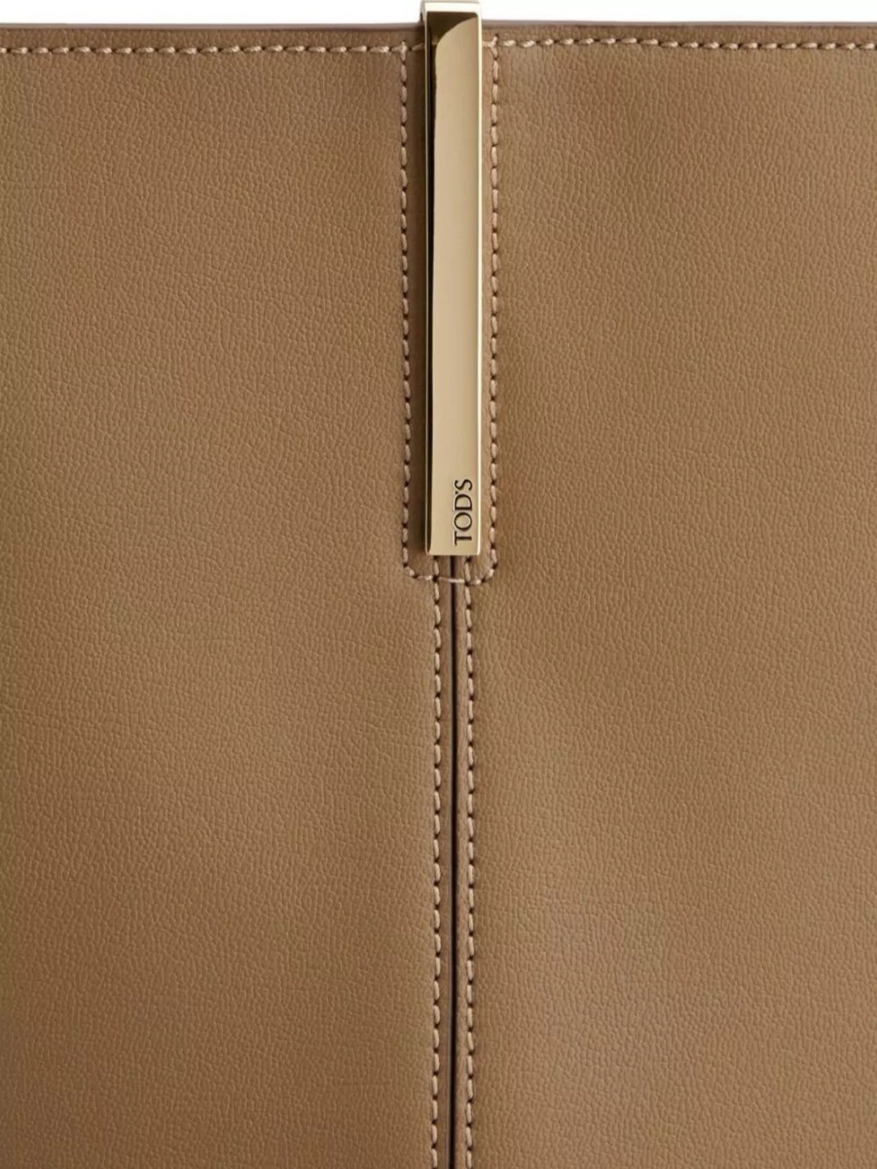 Tod's Tote Bag With Gold-Tone Hardware And Metal Feet