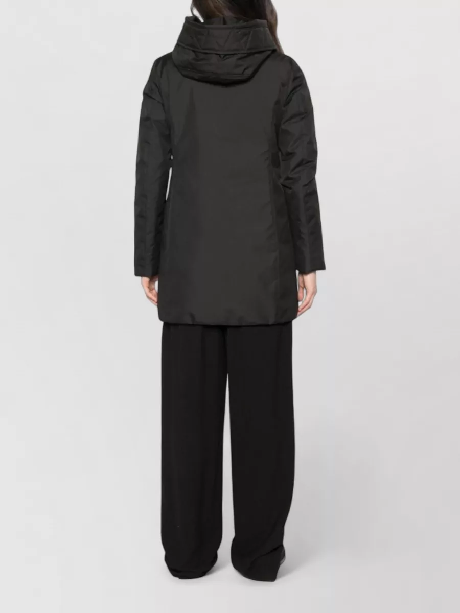 Fay Quilted Hooded Midi Puffer Jacket