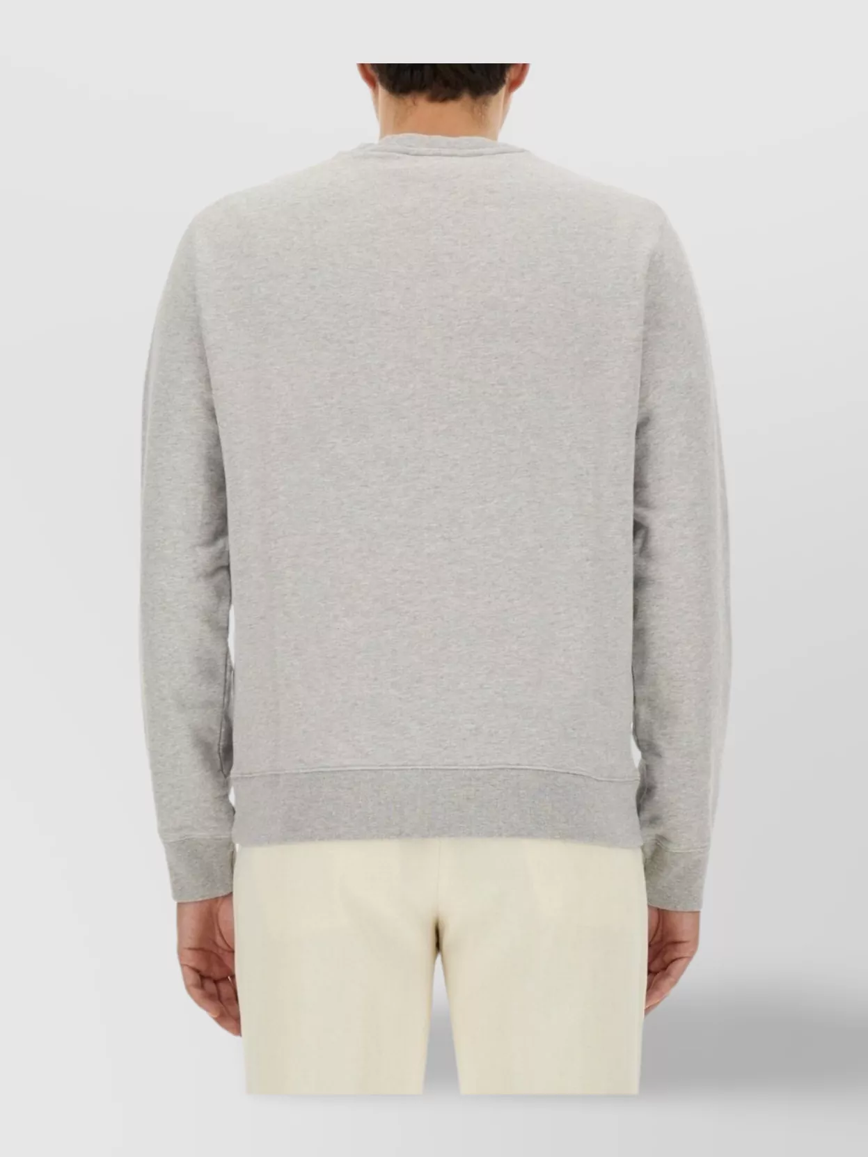 Maison Kitsuné Logo Print Crew Neck Sweatshirt