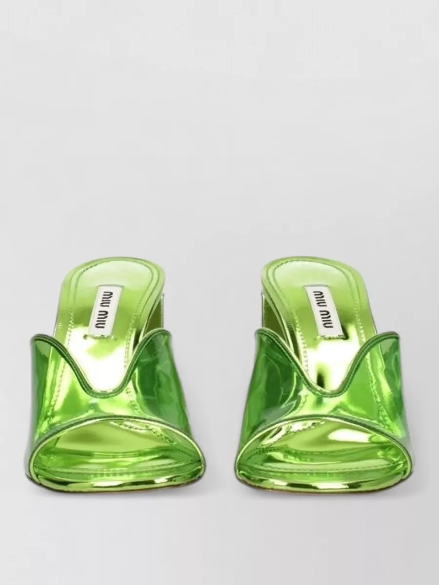 Miu Miu plexiglass sandals