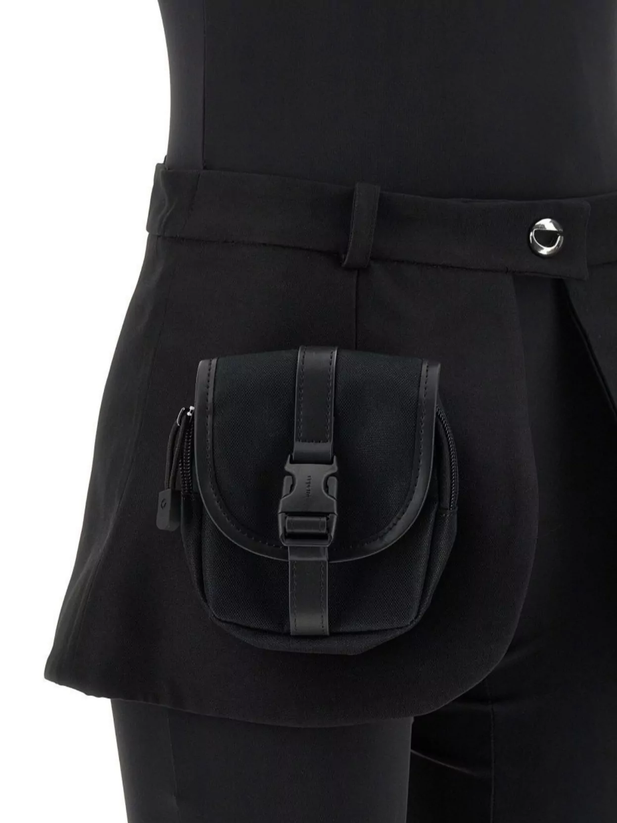 Coperni Waist Cinched Dress Stirrup Leggings