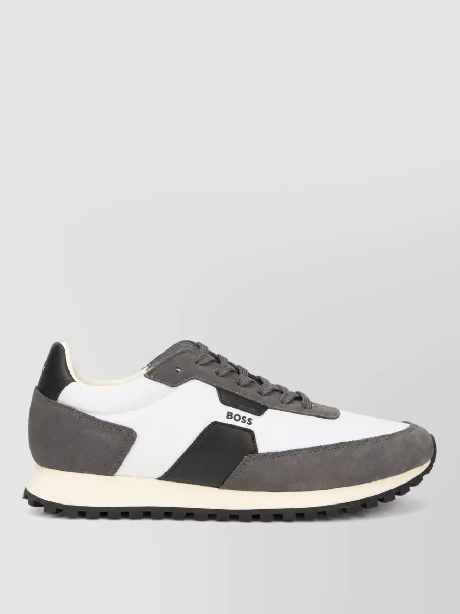 Boss calfskin sneakers