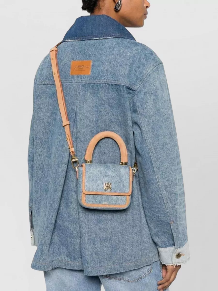 Amiri Denim Micro Tote Bag