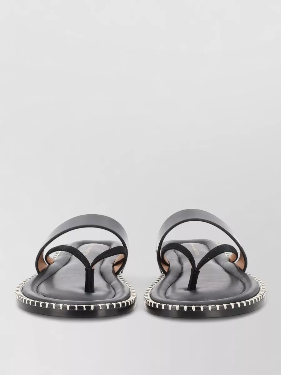 Dries Van Noten Leather Slides