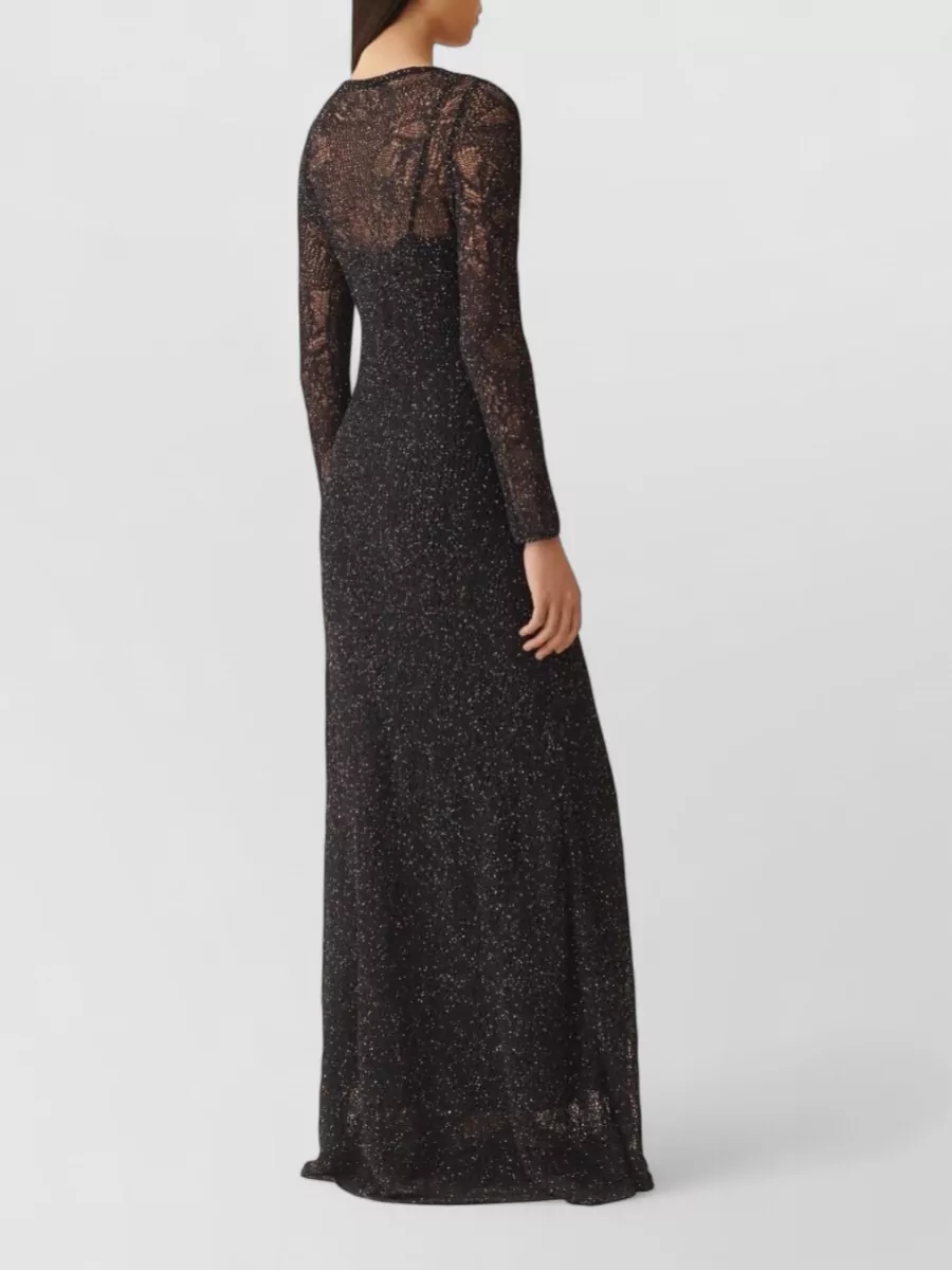 Fabiana Filippi Cotton Lace Maxi Dress
