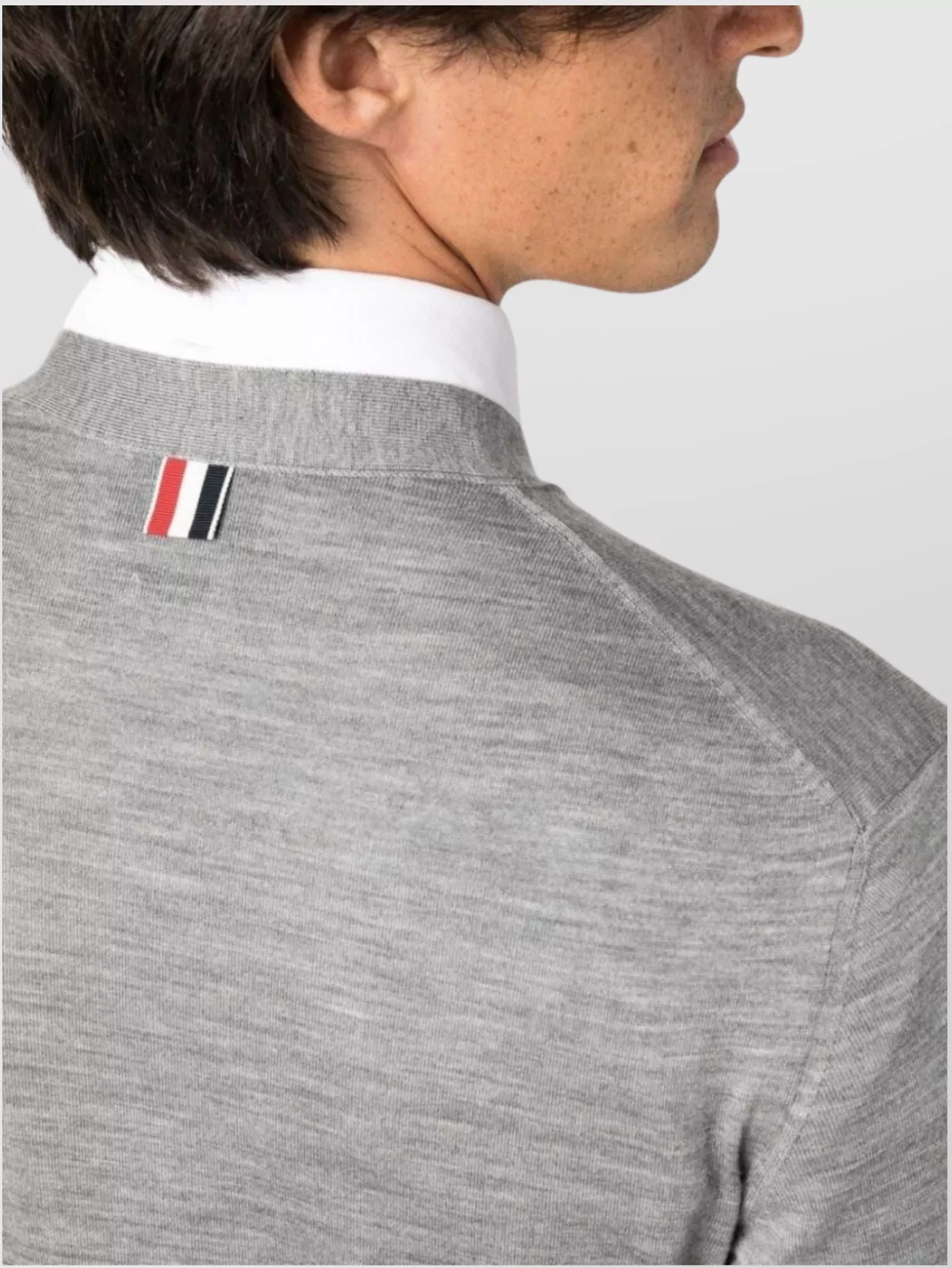 Thom Browne V Neck Buttoned Cardigan