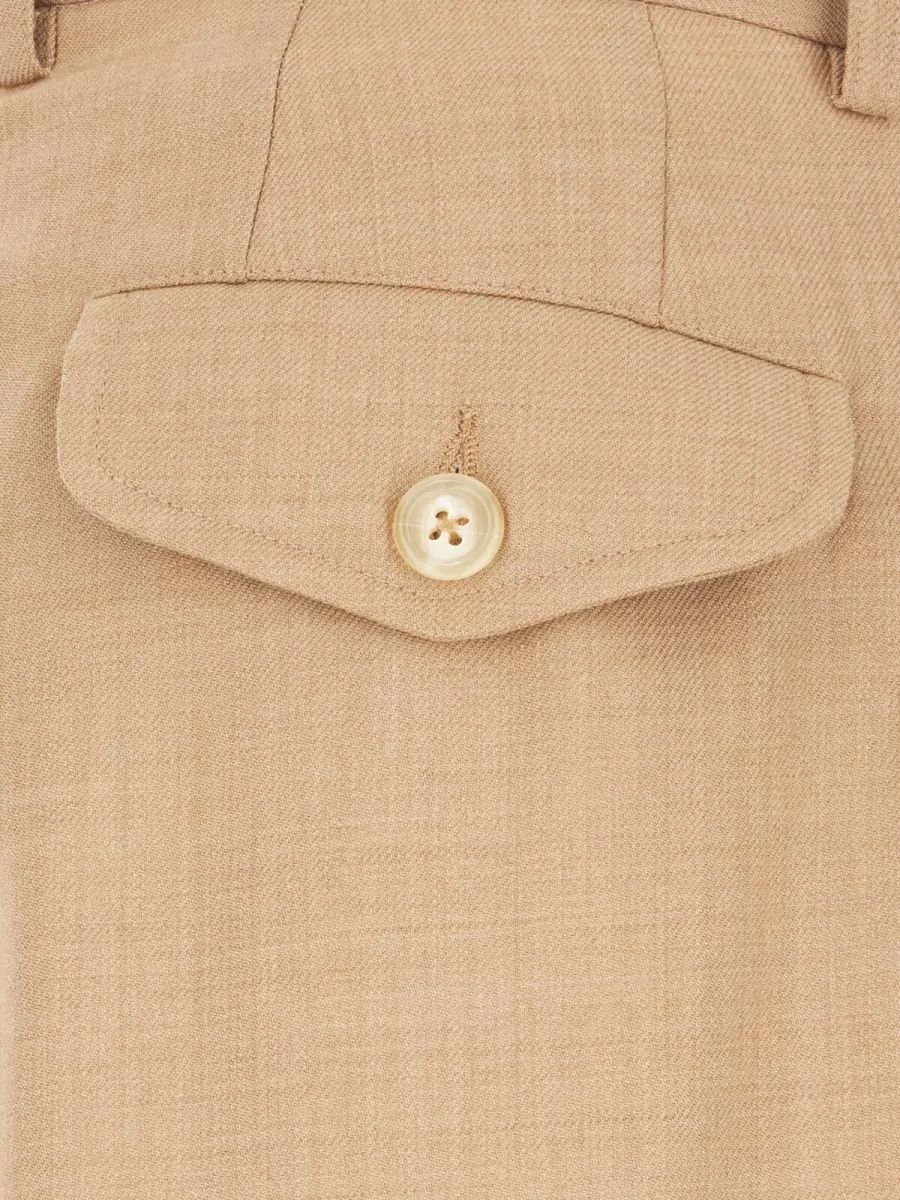 Laneus Virgin Wool Tailored Trousers